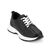 Kadın Hakiki Deri Günlük Spor Yürüyüş Ayakkabısı / Sneakers, Renk: Siyah, Beden: 40, 3 image