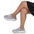 ​Kadın Hakiki Deri Anatomik Hafif Rahat Günlük Spor Ayakkabı Sneakers, Renk: Gri, Beden: 37, 10 image
