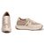 ​Kadın Hakiki Deri Anatomik Hafif Rahat Günlük Spor Ayakkabı Sneakers, Renk: Bej, Beden: 36, 5 image