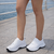 Kadın Hakiki Deri Günlük Spor Yürüyüş Ayakkabısı / Sneakers, Renk: Beyaz, Beden: 37, 13 image