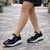 ​Kadın Hakiki Deri Anatomik Hafif Rahat Günlük Spor Ayakkabı Sneakers, Renk: Siyah, Beden: 37