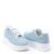 Kadın Kalın Tabanlı Bağcıklı Mavi Sneakers Günlük Spor Rahat Ayakkabı, Renk: Mavi, Beden: 38, 8 image