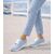 Kadın Kalın Tabanlı Bağcıklı Mavi Sneakers Günlük Spor Rahat Ayakkabı, Renk: Mavi, Beden: 39, 2 image