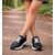 Kadın Hakiki Deri Günlük Spor Yürüyüş Ayakkabısı / Sneakers, Renk: Siyah, Beden: 37