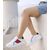 Kadın Kalın Tabanlı Beyaz Kırmızı Bağcıklı Sneakers Günlük Spor Rahat Ayakkabı, Renk: Beyaz, Beden: 36
