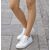 Kadın Hakiki Deri Günlük Spor Ayakkabı / Sneakers, Renk: Beyaz, Beden: 38, 2 image