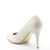 Kadın 10 cm İnce Topuklu Bej Stiletto Ayakkabı, Renk: Bej, Beden: 38, 5 image