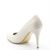 Kadın 10 cm İnce Topuklu Bej Stiletto Ayakkabı, Renk: Bej, Beden: 40, 5 image