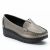 Kadın Günlük Yüksek Kalın Tabanlı 4 cm Platin Loafer Konfort Ayakkabı, Renk: Platin, Beden: 39, 3 image