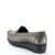 Kadın Günlük Yüksek Kalın Tabanlı 4 cm Platin Loafer Konfort Ayakkabı, Renk: Platin, Beden: 39, 5 image