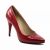 Kadın 10 cm İnce Topuklu Kırmızı Stiletto Ayakkabı, Renk: Kırmızı, Beden: 39, 3 image