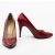 Kadın 10 cm İnce Topuklu Kırmızı Stiletto Ayakkabı, Renk: Kırmızı, Beden: 38, 4 image